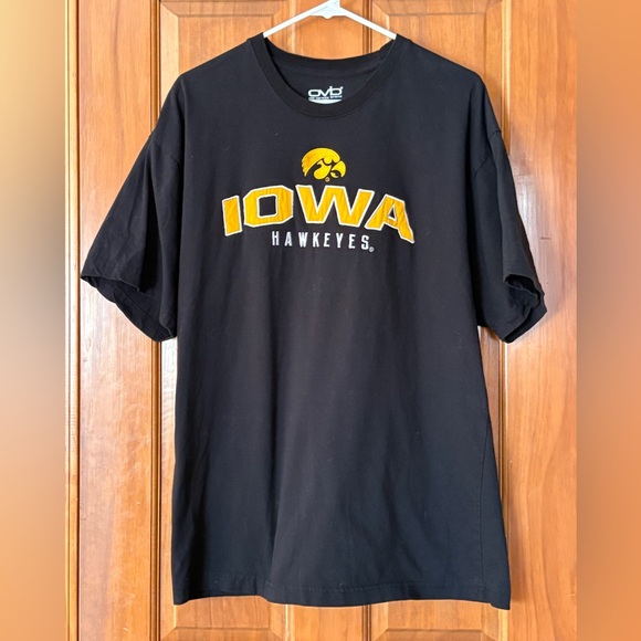 Old Varsity Brand Other - Iowa Hawkeyes Embroidered Men's Short Sleeve Tee - Black & Gold